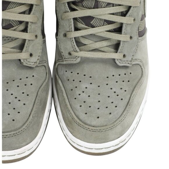 Nike Dunk Sky Hi Liberty of London OG Womens Suede Sneakers Size 8 Olive New - Picture 4 of 13